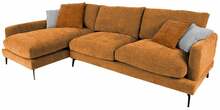 Nurgadiivan Home4you Daisy LC, 98 x 293 x 88 cm, pruun