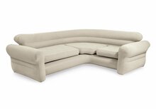 Täispuhutav nurgadiivan Intex 68575N, 257 x 203 x 76 cm, beež PVC