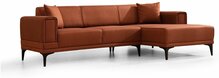 Nurgadiivanvoodi Atelier Del Sofa Horizon, 250 x 140 x 77 cm, punane, parem