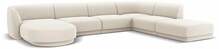 Nurgadiivan Micadoni Home Miley Velvet Panoramic, 327 x 245 x 74 cm, helepruun, parem