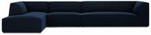 Nurgadiivan Micadoni Home Ruby, 366 x 180 x 69 cm, 5-kohaline, tumesinine, vasak
