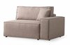 Nurgadiivanvoodi Atelier Del Sofa Pirlo, 260 x 100 x 88 cm, tumehall, vasak