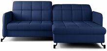 Nurgadiivan Eltap Lorelle Solar 79, parem, 160 x 225 x 105 cm, tumesinine, voodipesukastiga