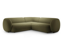 Nurgadiivan Micadoni Kate, 252 x 252 x 76 cm, 5-kohaline, roheline, velvet
