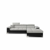 Nurgadiivan Eltap Ricardo, Sawana 21, Soft 11, 205 x 280 x 90 cm, must/hall, parem, voodipesukastiga
