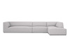 Nurgadiivan Micadoni Home Ruby, 366 x 180 x 69 cm, 5-kohaline, helehall, parem