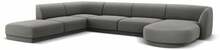 Nurgadiivan Micadoni Home Miley Velvet Panoramic, 327 x 245 x 74 cm, helehall, vasak