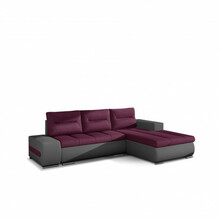 Nurgadiivan Eltap Ottavio Lars 68, Soft 29, 180 x 275 x 85 cm, lilla, parem, voodipesukastiga