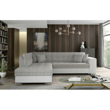 Nurgadiivan Eltap Pieretta Berlin 01, Soft 17, 205 x 260 x 80 cm, valge/hall, vasak
