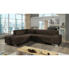 Nurgadiivan Eltap Porto, Sawana 26, 217 x 278 x 74 cm, pruun, vasakpoolne, pesukastiga