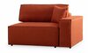 Nurgadiivanvoodi Atelier Del Sofa Pirlo, vasakpoolne, 260 x 100 x 88 cm, oranž