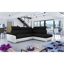 Nurgadiivan Eltap Loreto, Sawana 14, Soft 17, 210 x 260 x 102 cm, valge/must, parem, voodipesukastiga