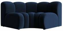 Mooduldiivani nurgaelement Micadoni Lupine Sal5, 185 x 95 x 70 cm, royal blue