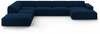 Nurgadiivan Micadoni Home Jodie Panoramic, 364 x 262 x 70 cm, 7-kohaline, tumesinine, vasak