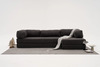 Nurgadiivan Hanah Home Komfortas, 290 x 75 x 95 cm, antratsiit