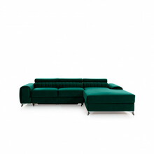 Nurgadiivan Eltap Grayson Nube 35, parem, 205 x 278 x 92 cm, tumeroheline, pesukastiga