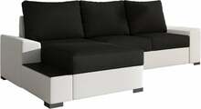 Nurgadiivan Eltap Negro, Sawana 14, Soft 17, 160 x 245 x 90 cm, valge/must, voodipesukastiga