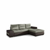 Nurgadiivan Eltap Ottavio Soro 13, Soft 66, 180 x 275 x 85 cm, helepruun, parem, voodipesukastiga