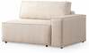Nurgadiivanvoodi Atelier Del Sofa Pirlo, 260 x 100 x 88 cm, kreem/tumehall, vasak