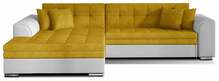 Nurgadiivan Eltap Sorento Omega 68, Soft 17, 195 x 295 x 80 cm, kollane, vasak