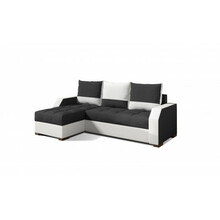 Nurgadiivan Eltap Aris Malmo New 96, Soft 17, 150 x 250 x 90 cm, valge/tumehall, voodipesukastiga