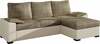 Nurgadiivan Eltap Lusso Berlin 03, Soft 33, 160 x 245 x 90 cm, helepruun, pesukastiga