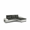 Nurgadiivan Eltap Ottavio, Sawana 05, Soft 17, 180 x 275 x 85 cm, valge/hall, parem, voodipesukastiga