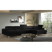 Nurgadiivan Eltap Lacante Loco 10, parem, 202 x 354 x 92 cm, must