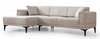 Nurgadiivanvoodi Atelier Del Sofa Horizon, 250 x 140 x 77 cm, kreem, vasak