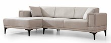 Nurgadiivanvoodi Atelier Del Sofa Horizon, 250 x 140 x 77 cm, kreem, vasak
