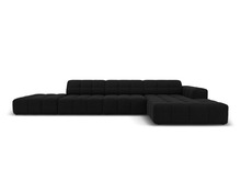 Nurgadiivan Micadoni Home Jennifer Velvet, 341 x 166 x 70 cm, parem, must
