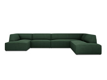 Nurgadiivan Micadoni Home Ruby Panoramic, 366 x 273 x 69 cm, 7-kohaline, roheline, parem