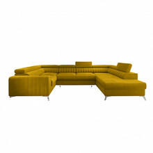 Nurgadiivan Eltap Louis Loco 45, parem, 202 x 347 x 92 cm, kollane