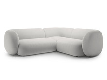 Nurgadiivan Micadoni Kate, 252 x 220 x 76 cm, 4-kohaline, parem nurk, helehall
