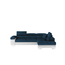Nurgadiivan Eltap Anton Kronos 09, Soft 17, parem, 202 x 275 x 90 cm, valge/tumesinine