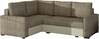 Nurgadiivan Eltap Corona Berlin 03, Soft 33, 162 x 235 x 90 cm, helepruun, vasakpoolne, pesukastiga
