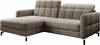 Nurgadiivan Eltap Lorelle Berlin 03, 160 x 225 x 105 cm, helepruun, vasakpoolne, pesukastiga