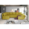 Nurgadiivan Eltap Giovanni Omega 68, parem, 200 x 340 x 88 cm, kollane, pesukastiga