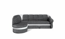 Nurgadiivan Eltap Benano Berlin 01, Soft 17, 180 x 250 x 85 cm, valge/hall, parem, voodipesukastiga