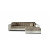 Nurgadiivan Eltap Sorento Berlin 03, Soft 33, 195 x 295 x 80 cm, helepruun, parem