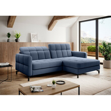 Nurgadiivan Eltap Lorelle Omega 86, parem, 160 x 225 x 105 cm, sinine, pesukastiga