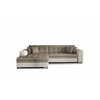 Nurgadiivan Eltap Sorento, Inari 23, Soft 33, 195 x 295 x 80 cm, helepruun, vasak