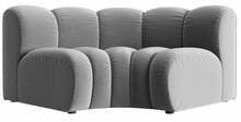 Mooduldiivani nurgaelement Micadoni Lupine Sal17, 185 x 95 x 70 cm, hall