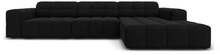 Nurgadiivan Micadoni Home Jennifer Velvet, 284 x 166 x 70 cm, parem, must