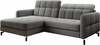 Nurgadiivan Eltap Lorelle Omega 13, 160 x 225 x 105 cm, hall, vasakpoolne, pesukastiga