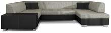 Nurgadiivan Eltap Havana Berlin 01, Soft 11, 320 x 207 x 73 cm, must/hall, parem, voodipesukastiga