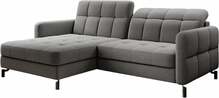 Nurgadiivan Eltap Lorelle Omega 13, 160 x 225 x 105 cm, hall, vasakpoolne, pesukastiga