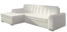 Nurgadiivan Eltap Sorento Soft 17, 195 x 295 x 80 cm, valge, vasak