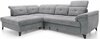 Nurgadiivan Eltap Inferne Relax 04, 297 x 210 x 107 cm, vasakpoolne, hall
