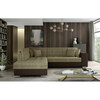 Nurgadiivan Eltap Pieretta Berlin 03, Soft 66, 205 x 260 x 80 cm, helepruun/tumepruun